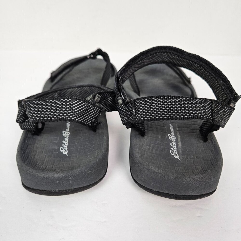 Eddie Bauer Black Strappy Water Trail Hiking Sandal 8 - Picture 9 of 13